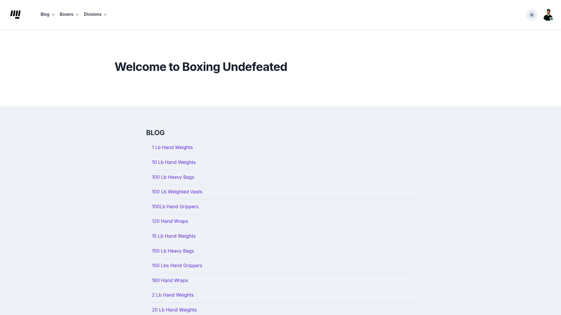 Boxing Undefeated - Everything Boxing